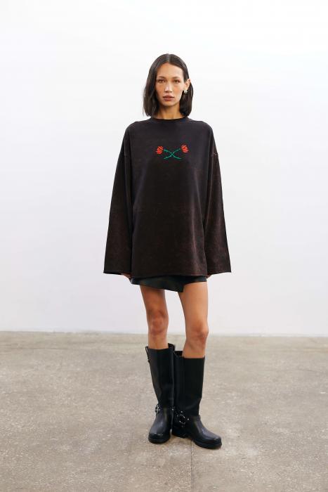 Longsleeve black boiled everything i want wants me more