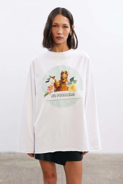 Longsleeve white ALF