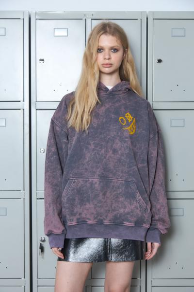 Худі оверсайз графітовий виварений life is art